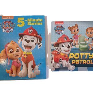 Paw Patrol Book Bundle 5-Minute Stories & Potty Patrol Nickelodeon Books